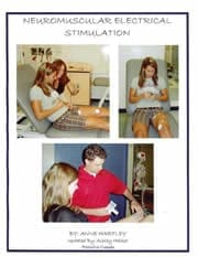 A woman sitting in a chair with a boy.